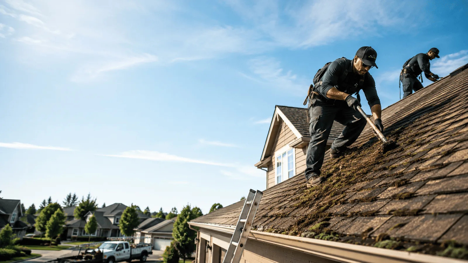 Roof Moss Removal in Amberg, WI near me